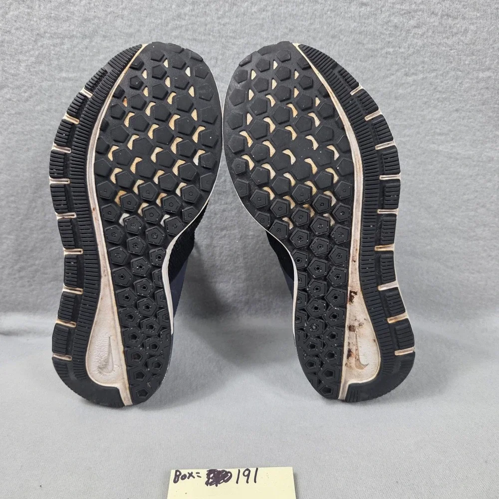 Nike Air Zoom Structure 22 Black White Running Shoes AA1641-010 Womens 7
